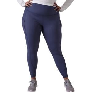 Athleta Rainier Tight High Rise Cold Weather Blue 2X 487745